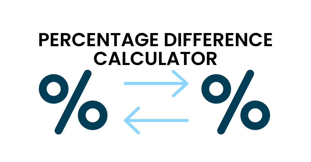 percentage difference calculator